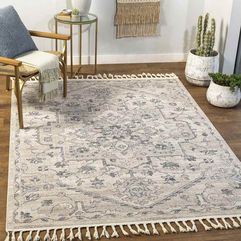 Old Ripley Traditional Beige Area Rug