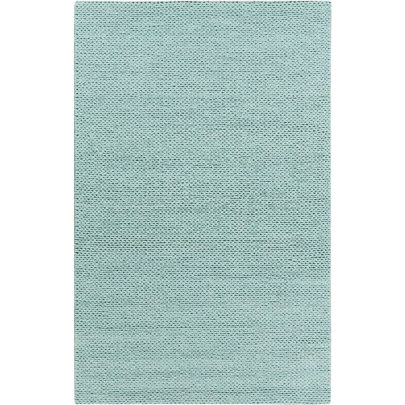 Aaron Modern Mint Blue Area Rug