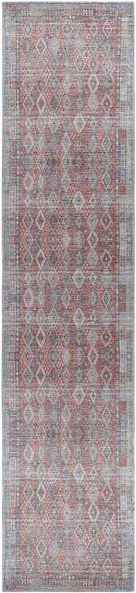 Michigantown Traditional Burnt Orange Washable Area Rug