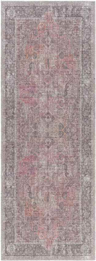 Millersburg Traditional Red Washable Area Rug