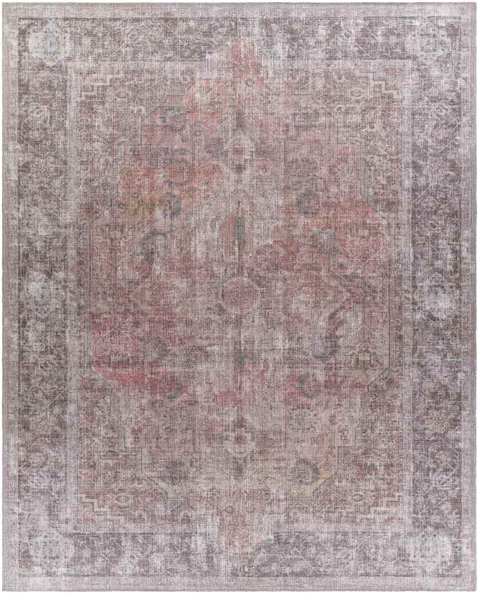 Millersburg Traditional Red Washable Area Rug