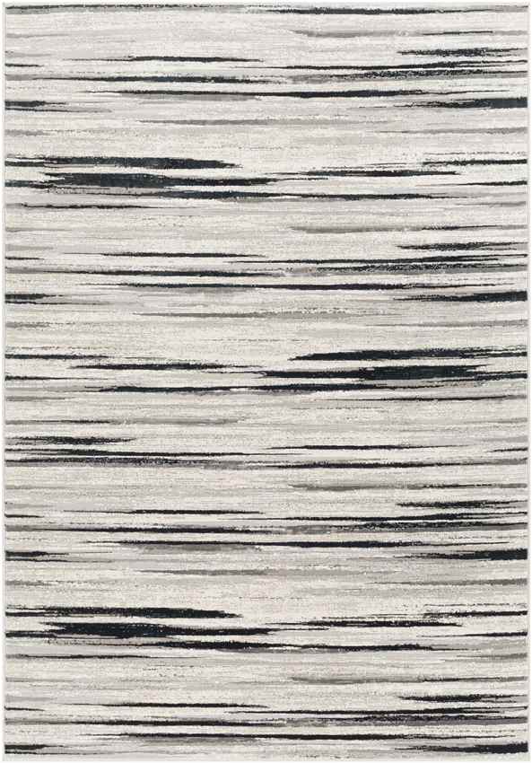 Lake Forest Modern Black Area Rug