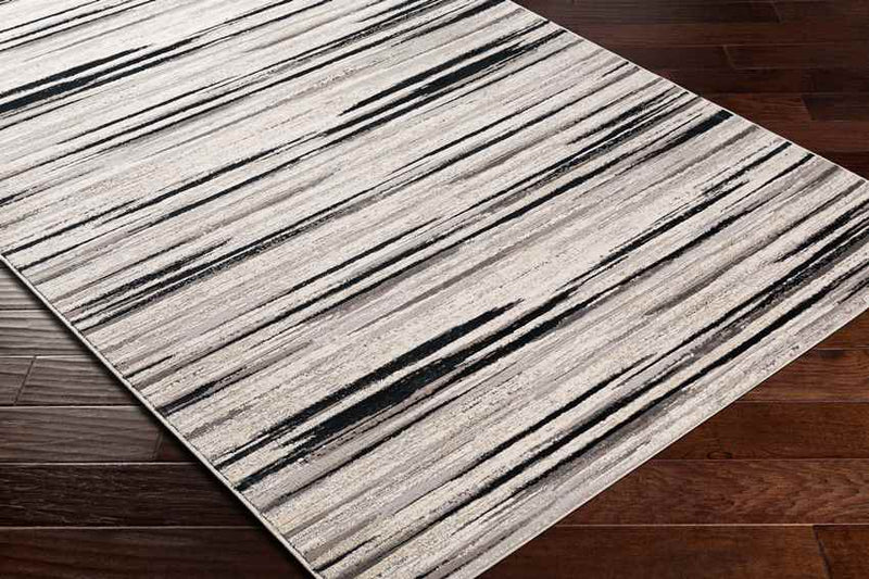 Lake Forest Modern Black Area Rug