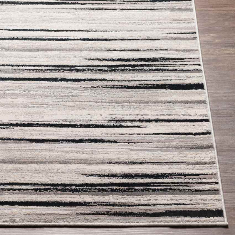 Lake Forest Modern Black Area Rug