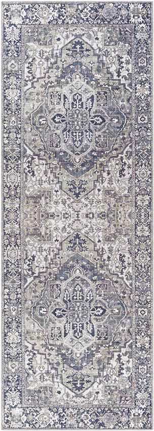 Manche Traditional Charcoal Area Rug