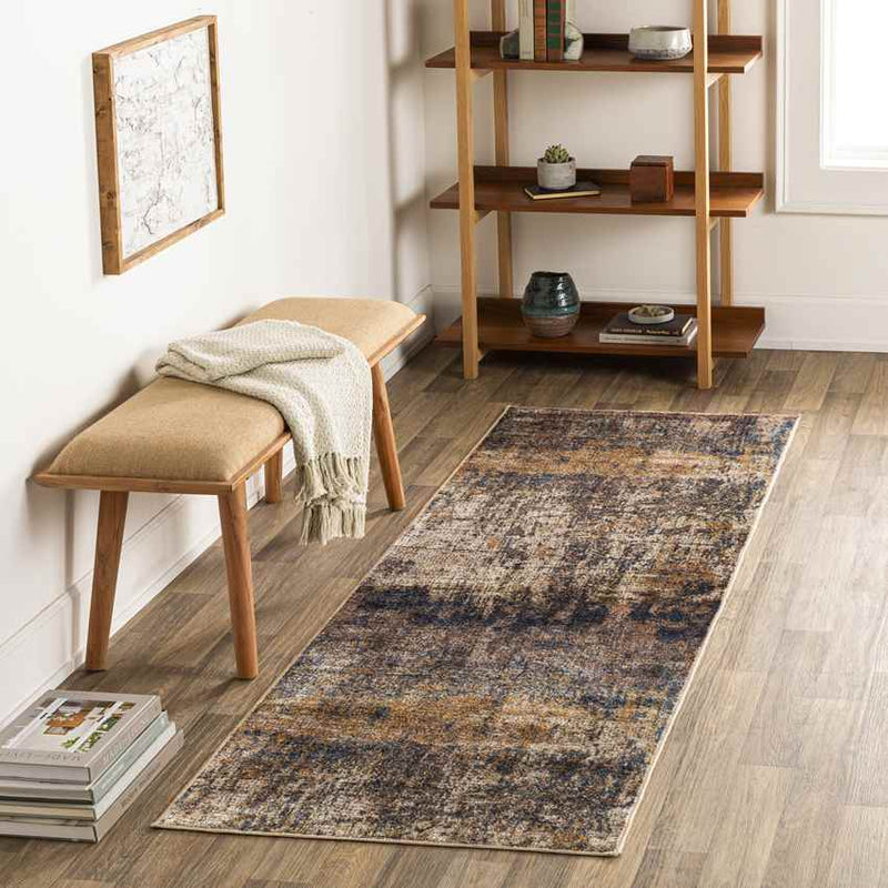 Trafalgar Modern Chocolate Washable Area Rug