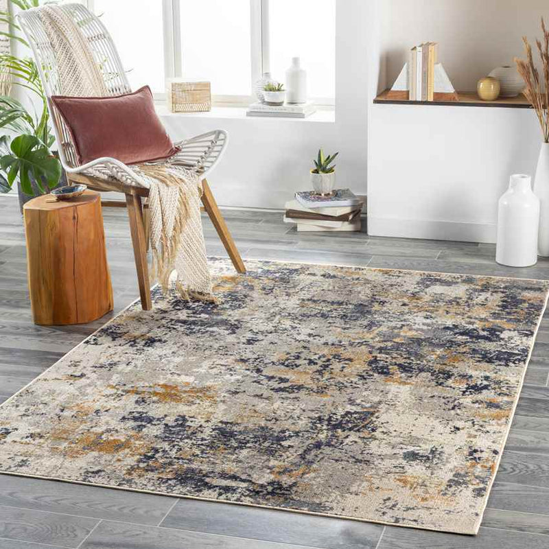 Uniondale Modern Camel Washable Area Rug