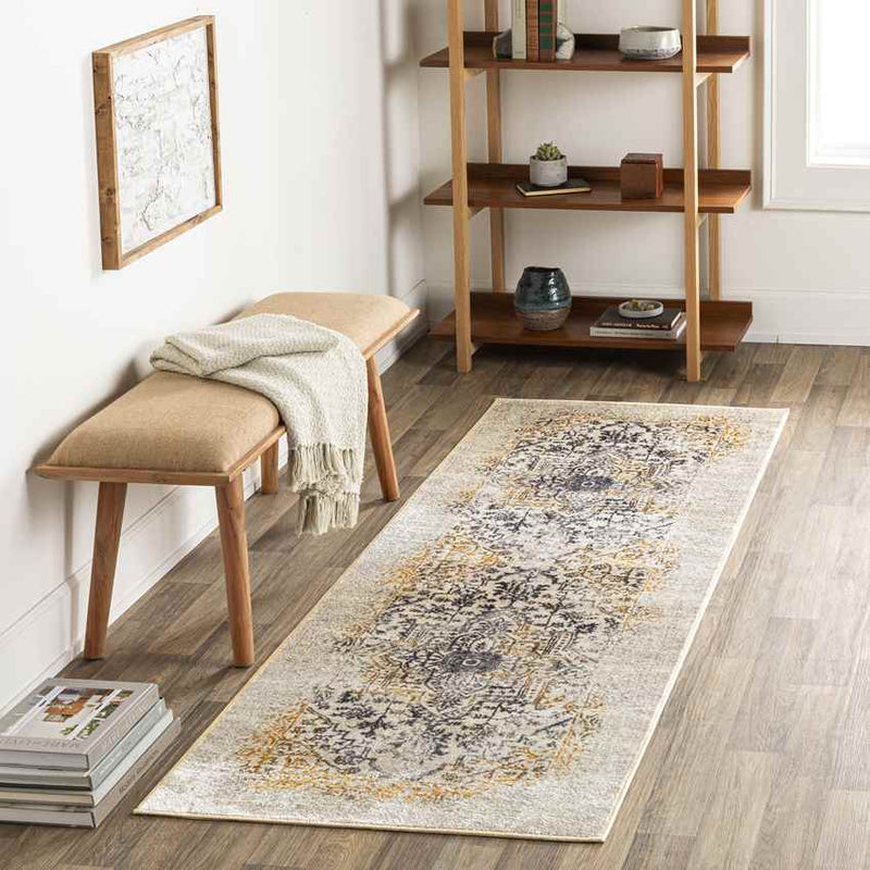 Universal Traditional Cream Washable Area Rug