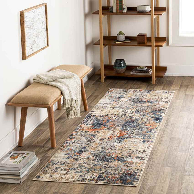 Vera Cruz Modern Navy Washable Area Rug