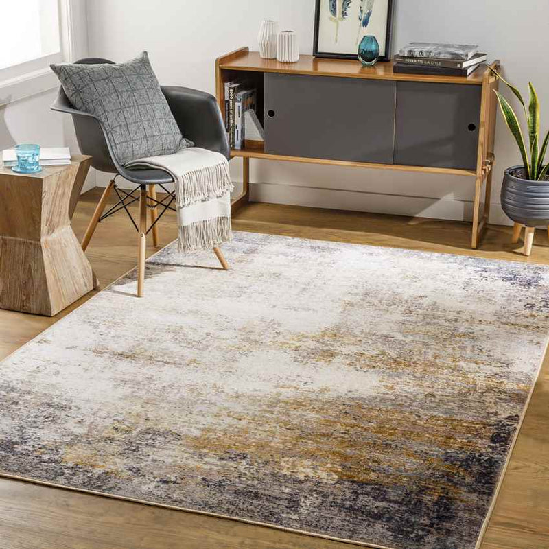 Wakarusa Modern Beige Washable Area Rug