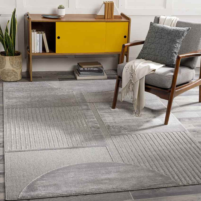 Kouts Modern Medium Gray Area Rug