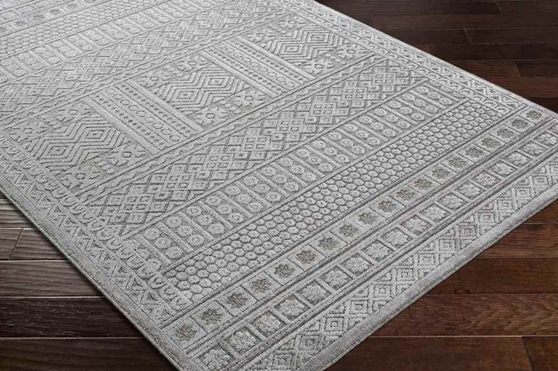 Ladoga Global Silver Gray Area Rug