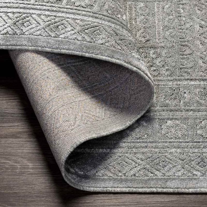 Ladoga Global Silver Gray Area Rug