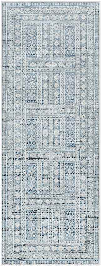 St Leon Global Sky Blue Washable Area Rug