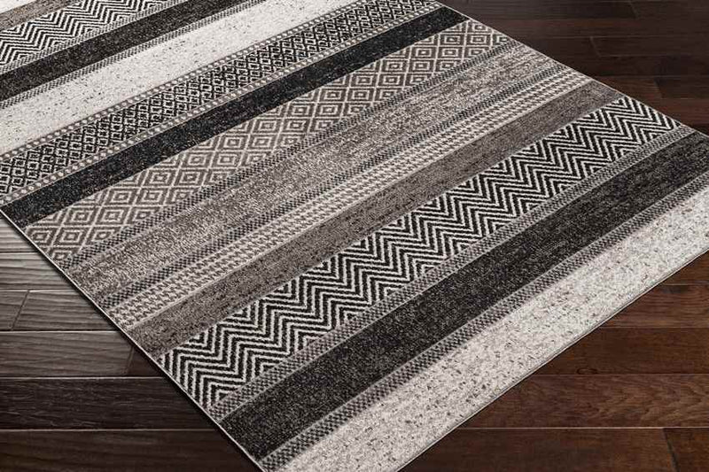 Sandborn Modern Medium Gray Washable Area Rug