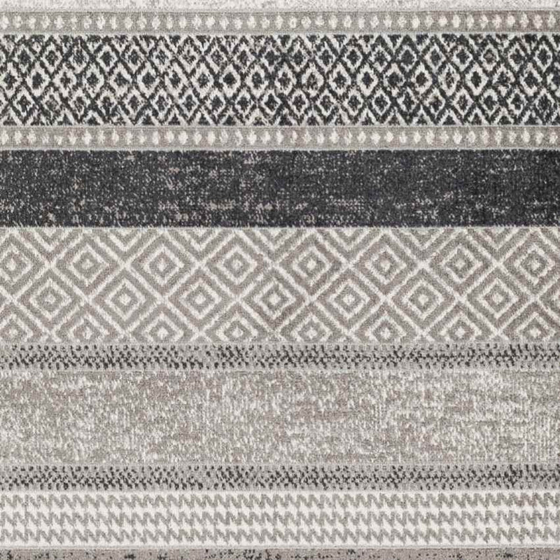 Sandborn Modern Medium Gray Washable Area Rug