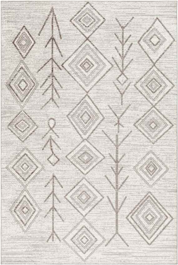 Seelyville Global Beige Washable Area Rug