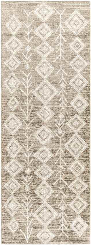 Seelyville Global Light Gray Washable Area Rug