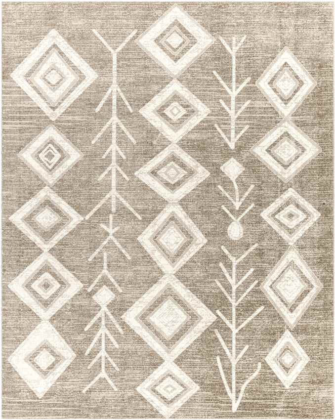 Seelyville Global Light Gray Washable Area Rug