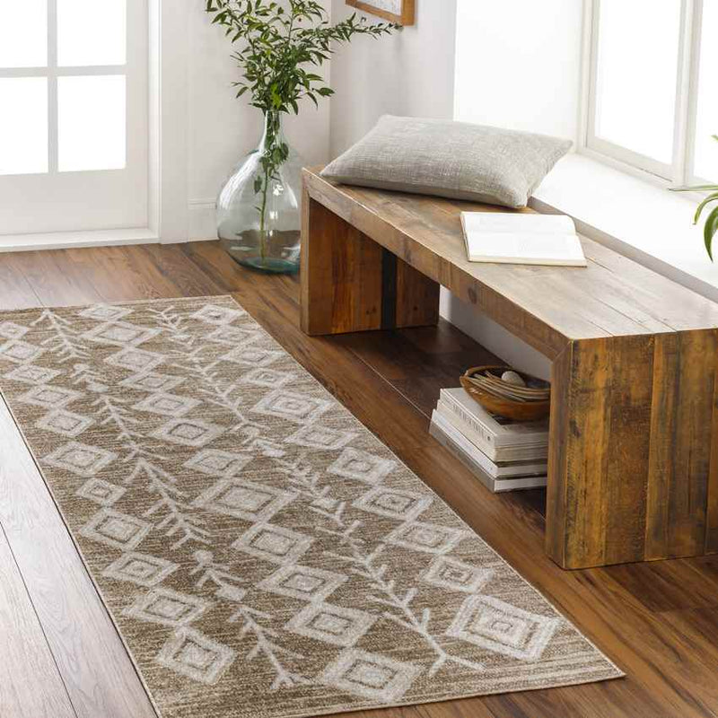 Seelyville Global Light Gray Washable Area Rug