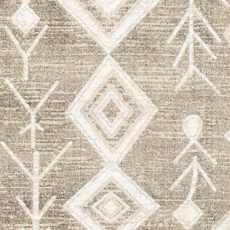 Seelyville Global Light Gray Washable Area Rug