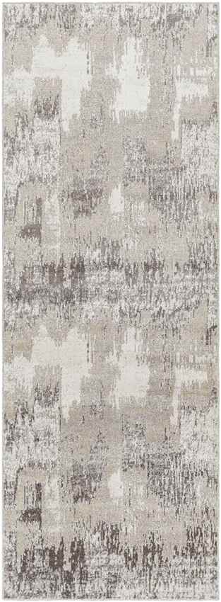 Olpe Traditional Taupe Washable Area Rug