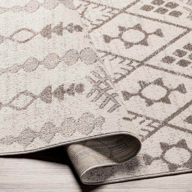 Sharpsville Cottage Beige Washable Area Rug