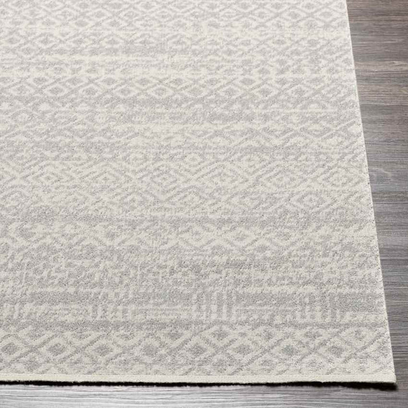 Waynetown Global Light Gray Washable Area Rug