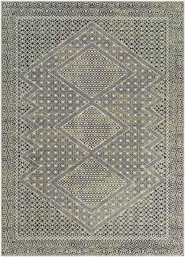 West Harrison Global Sage Washable Area Rug