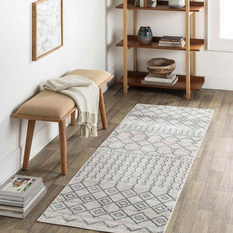 Mary Global Beige Washable Area Rug