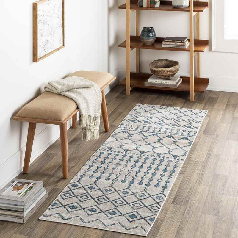 Mary Global Light Gray Washable Area Rug