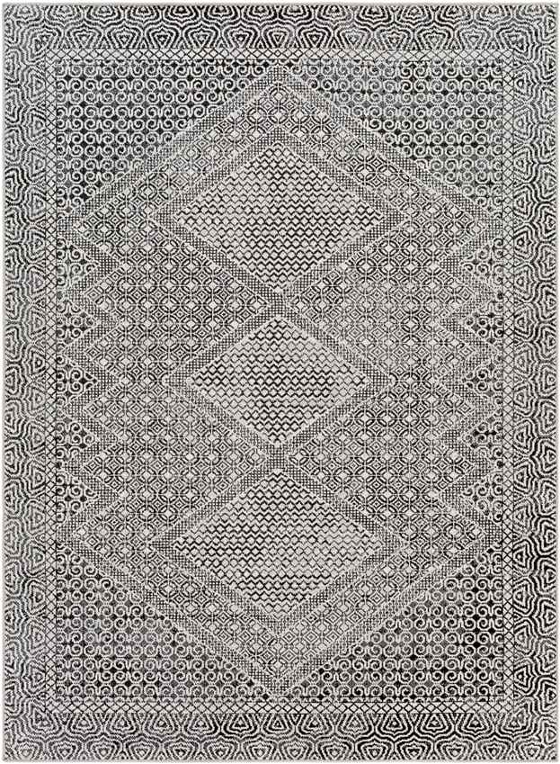 West Harrison Global Gray Washable Area Rug