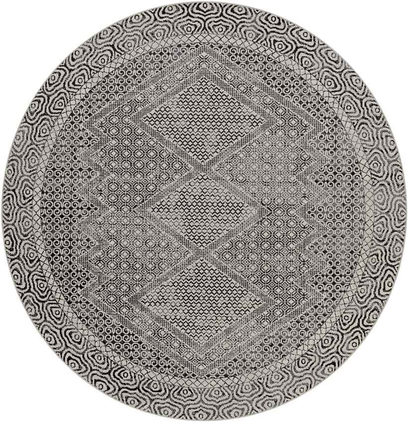 West Harrison Global Gray Washable Area Rug