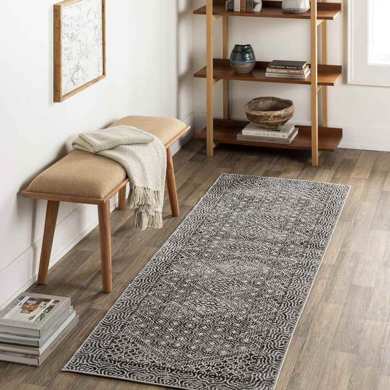 West Harrison Global Gray Washable Area Rug