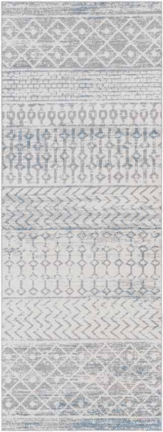 West Terre Haute Global Medium Gray Washable Area Rug