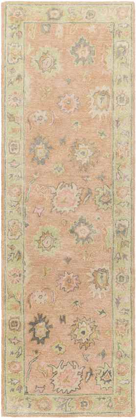 New Albany Traditional Peach Area Rug