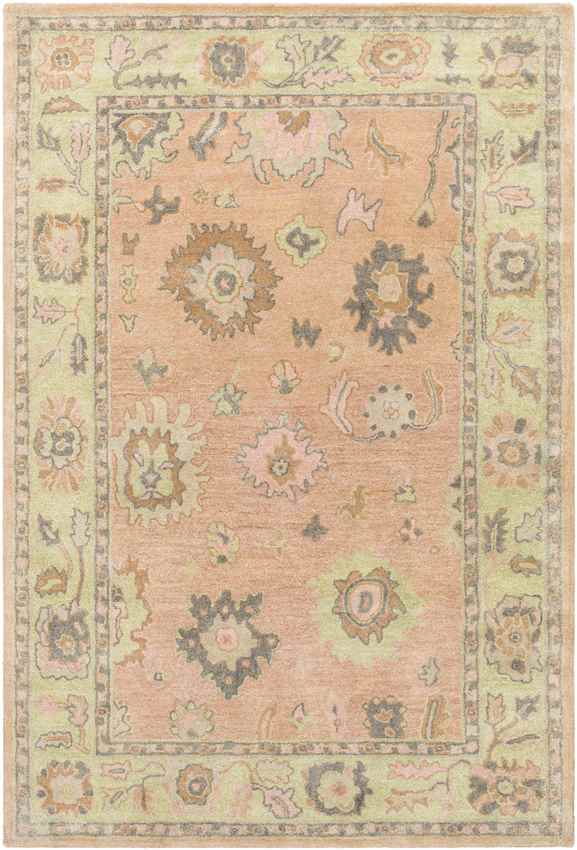 New Albany Traditional Peach Area Rug