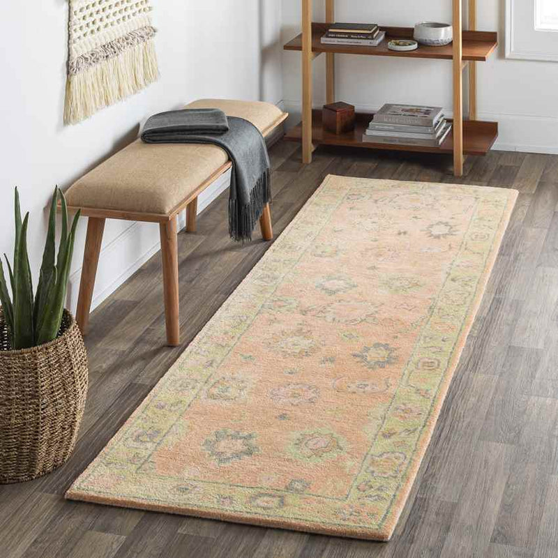 New Albany Traditional Peach Area Rug