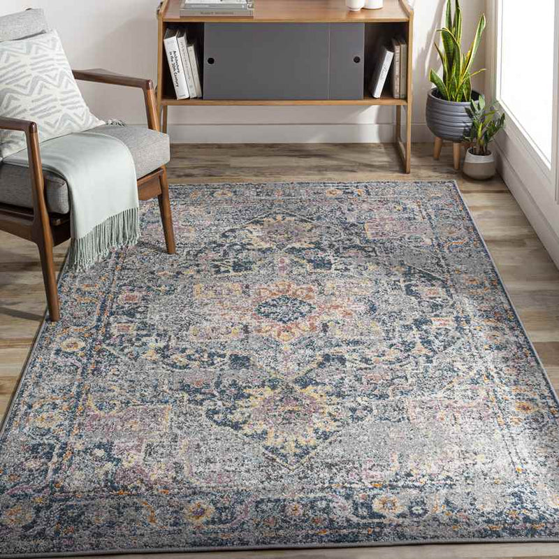 Golden Gate Traditional Denim Area Rug