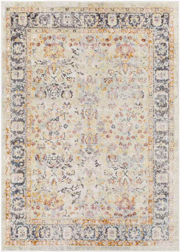 Hazel Crest Traditional Burnt Orange Area Rug