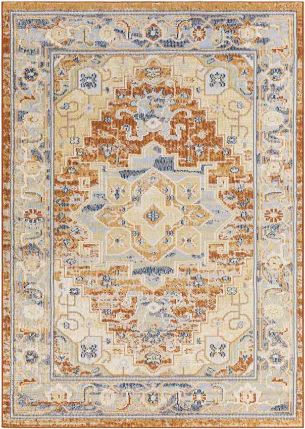 Coal Valley Global Burnt Orange Area Rug