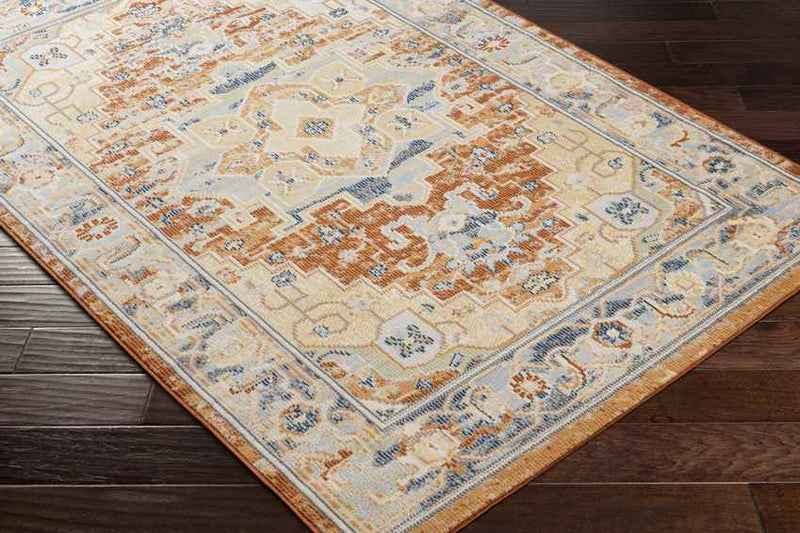 Coal Valley Global Burnt Orange Area Rug