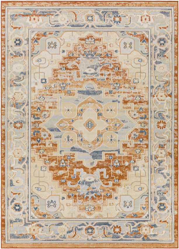 Coal Valley Global Burnt Orange Area Rug