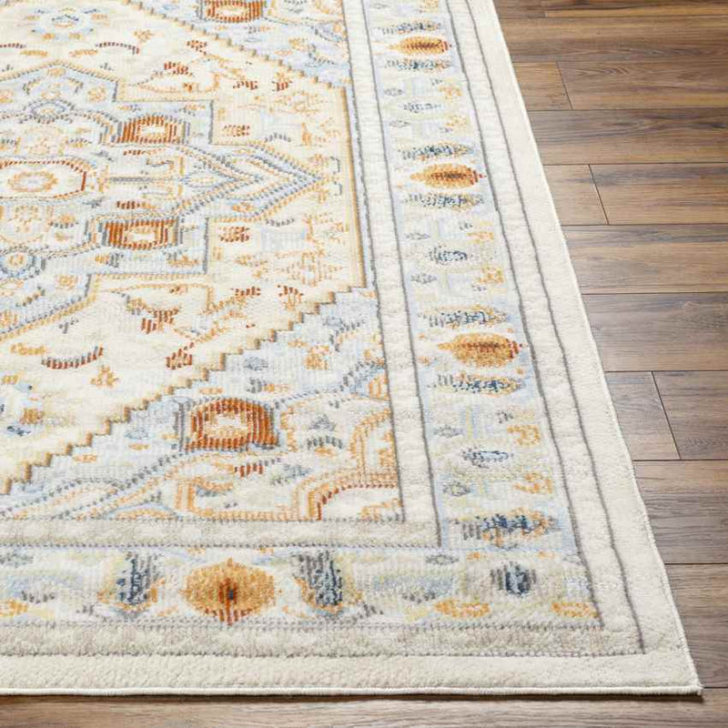 Crescent Traditional Beige Area Rug