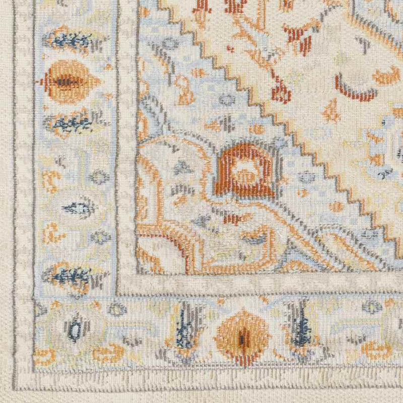 Crescent Traditional Beige Area Rug