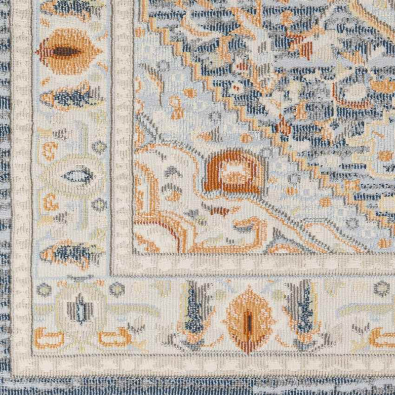 Crescent Traditional Navy Area Rug