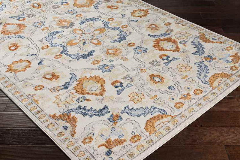 Deer Grove Traditional Ivory Area Rug