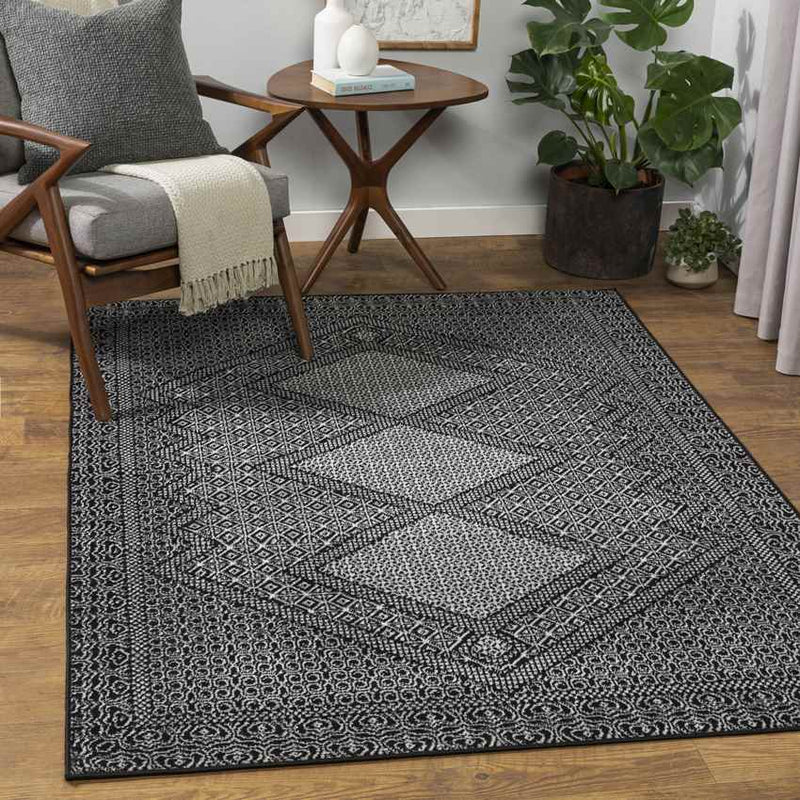 Williams Creek Global Black Area Rug