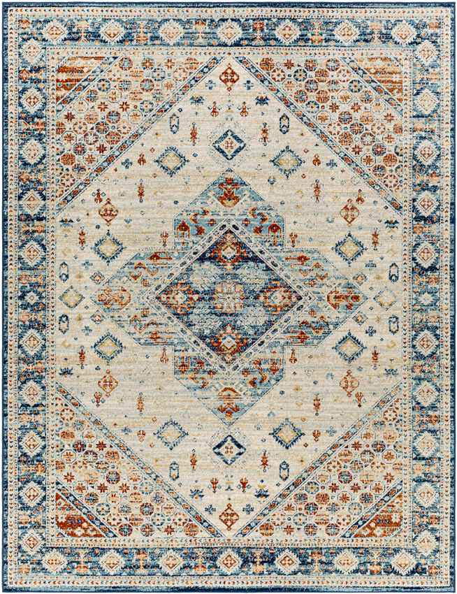 Dearborn Traditional Cream Area Rug