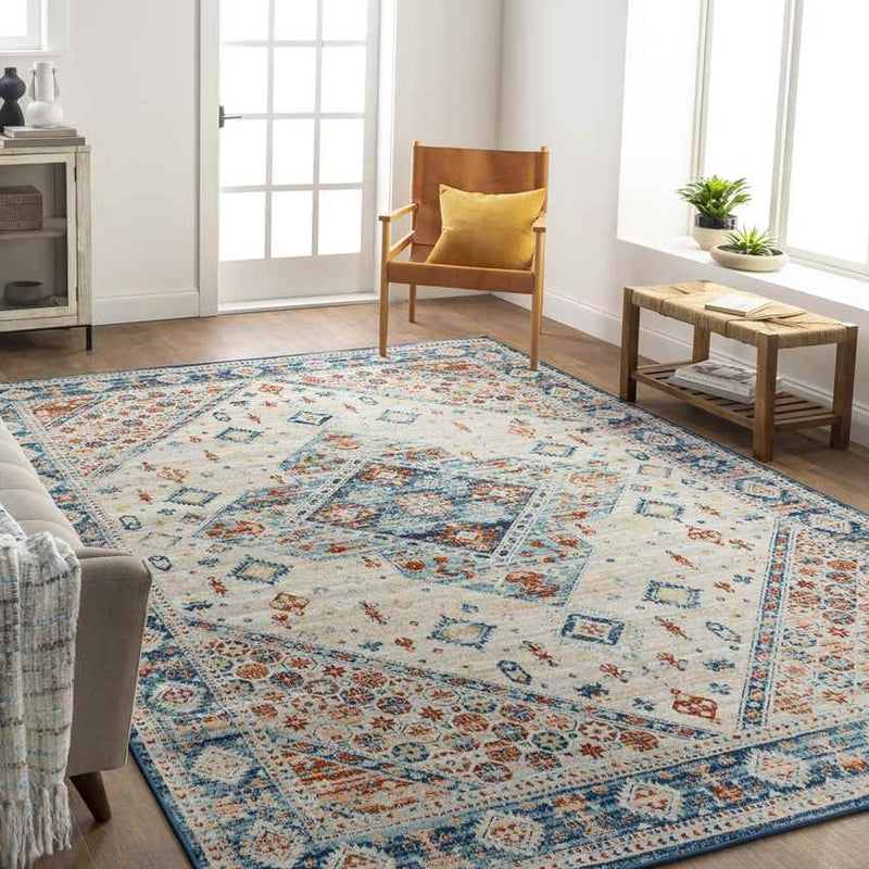 Dearborn Traditional Cream Area Rug